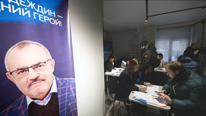 БОРИСУ НАДЕЖДИНУ УДАЛОСЬ СОБРАТЬ 100 ТЫС. ПОДПИСЕЙ В СВОЮ ПОЛЬЗУ. ФОТО: ARTEM PRIAKHIN/KEYSTONE PRESS AGENCY/GLOBAL LOOK PRESS