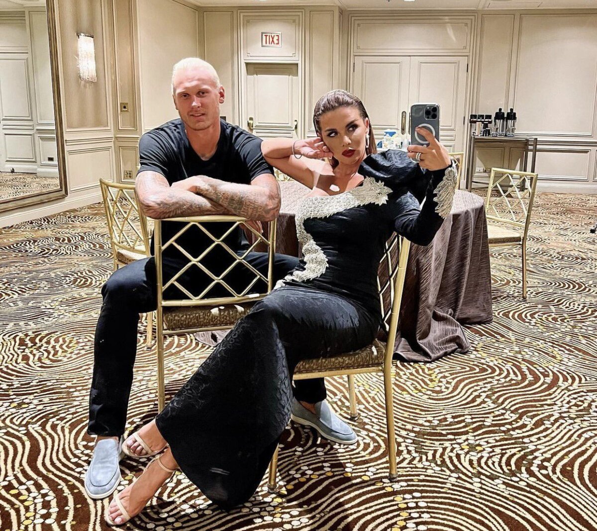 Янис Тимма и Анна Седокова. Фото: соцсети Яниса Тыммы