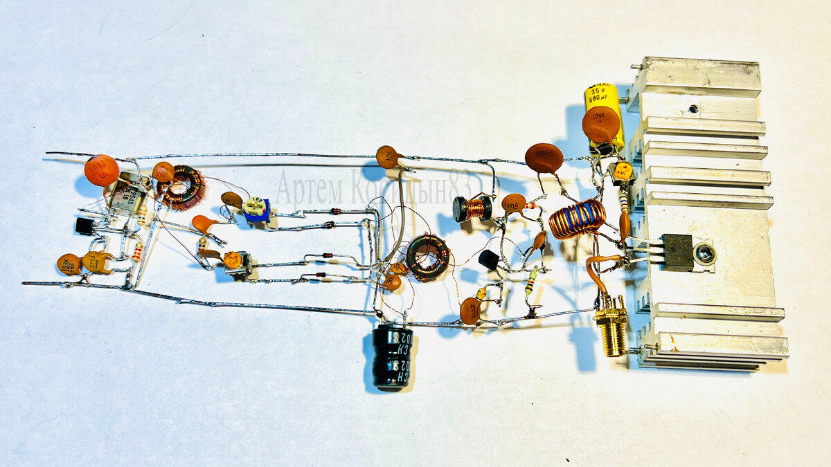 Электронная схема фото