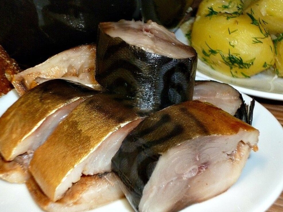 Скумбрия и картошечка. 