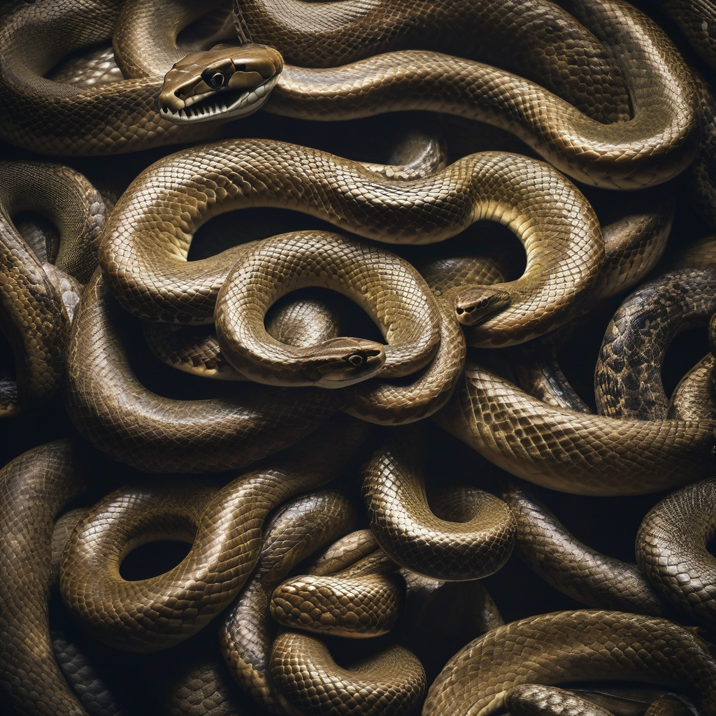 Много змей во сне у женщины
