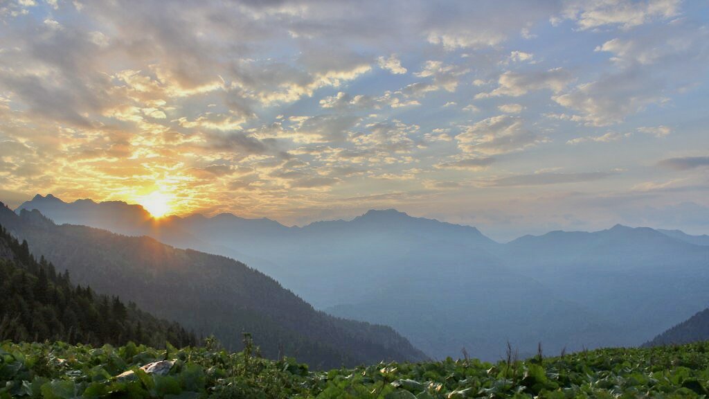 Горная Грузия - один из красивейших уголков Кавказа. Фото автора.