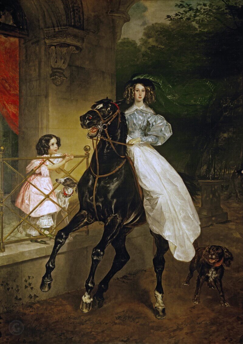 "Всадница" 1832г.
