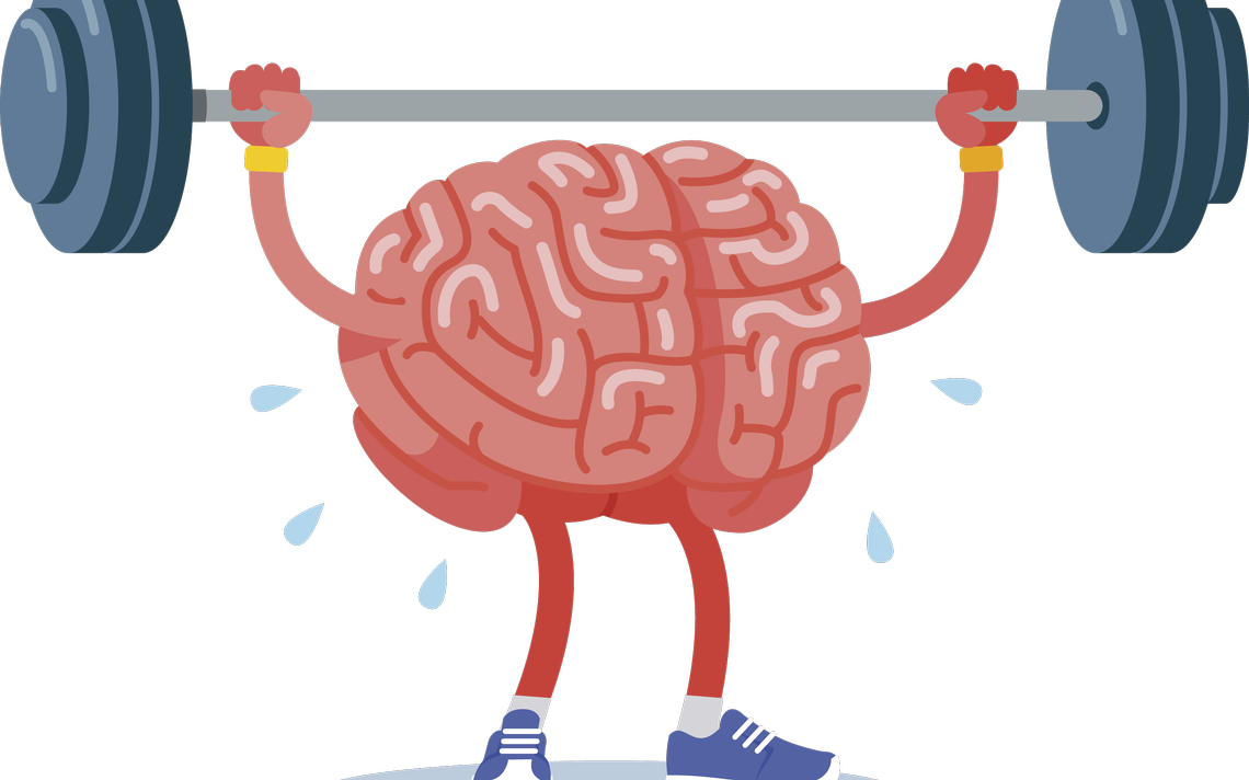 Разминка для мозгов. Тренировка мозга. Фитнес для мозга. Спорт и мозг. Физическая активность мозг