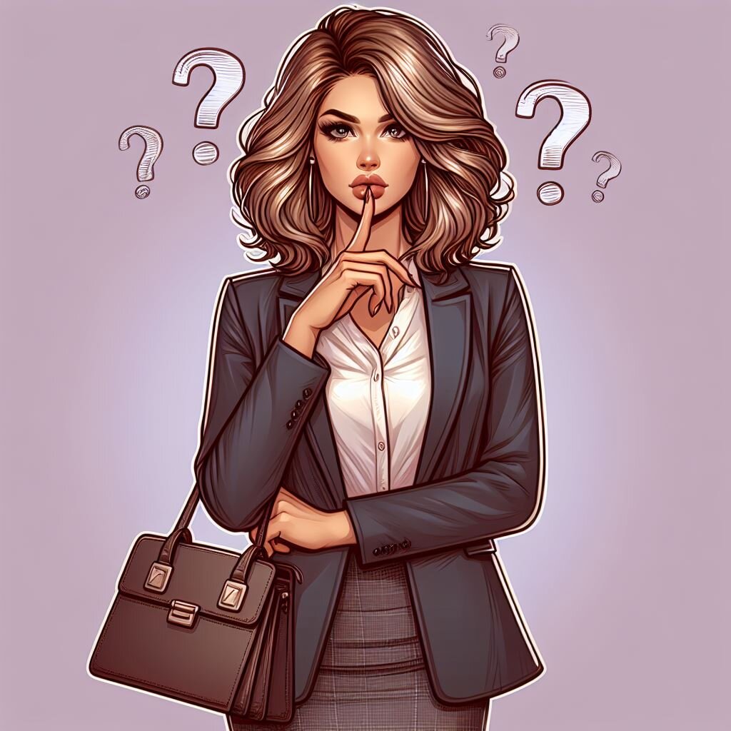 Непонимающая секретарша Нина