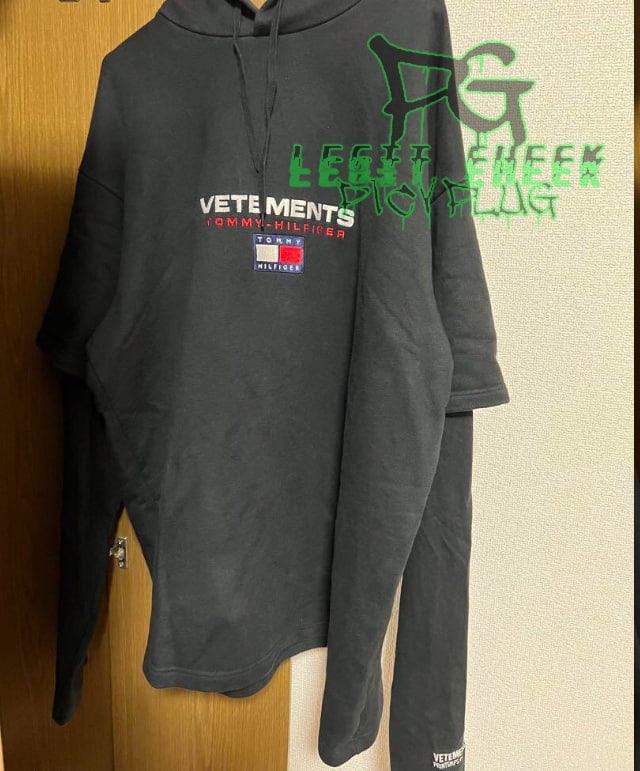 Tommy deals vetements hoodie