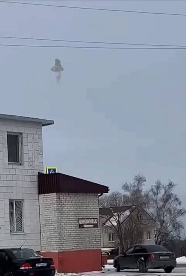 Характерный след от ракеты