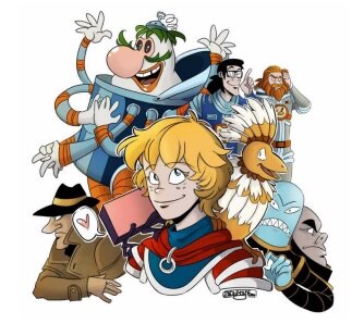 Рисунок 1. Фанатский рисунок по мотивам мультфильма «Тайна третьей планеты».