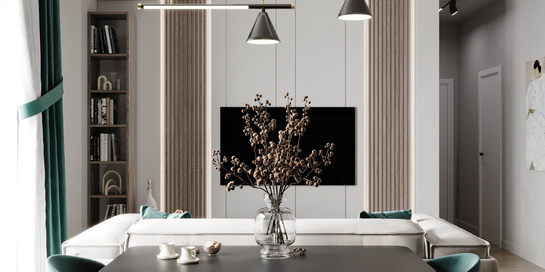 Современный интерьер для 2-комнатной квартиры