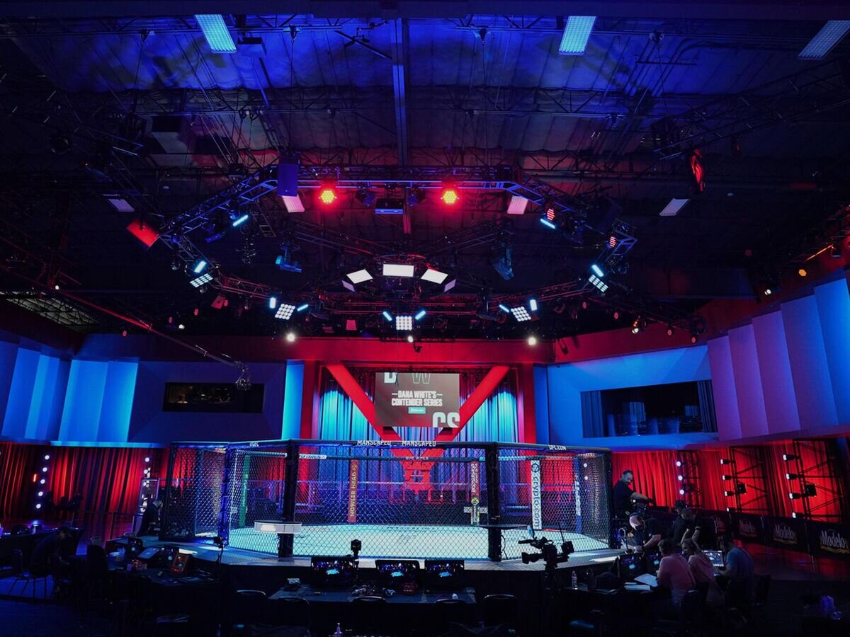    Октагон арены UFC Apex© UFC Russia