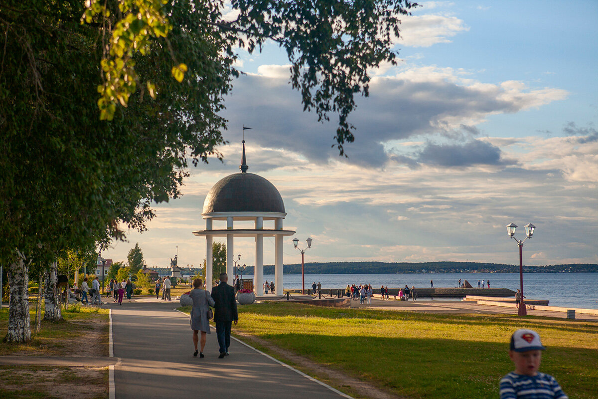 Петрозаводск набережная закат