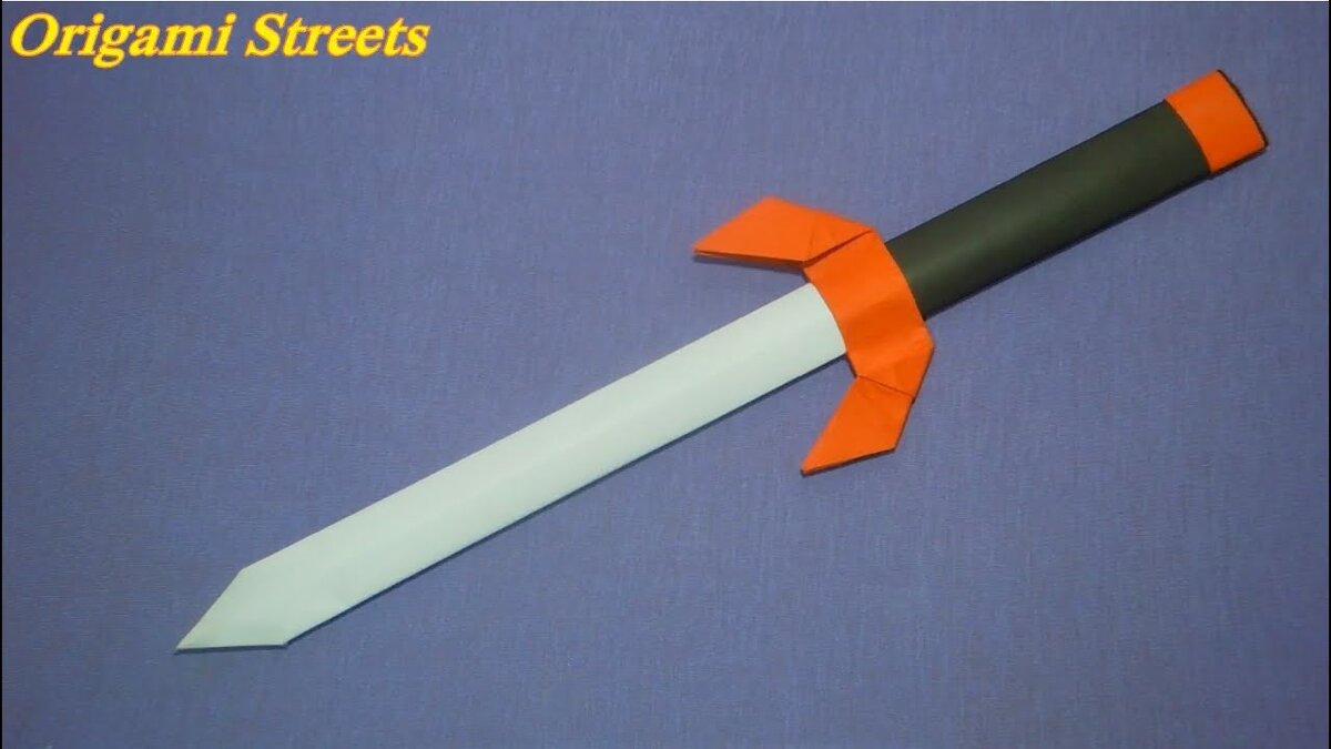 Легкое оружие из бумаги - Двойной нож из бумаги