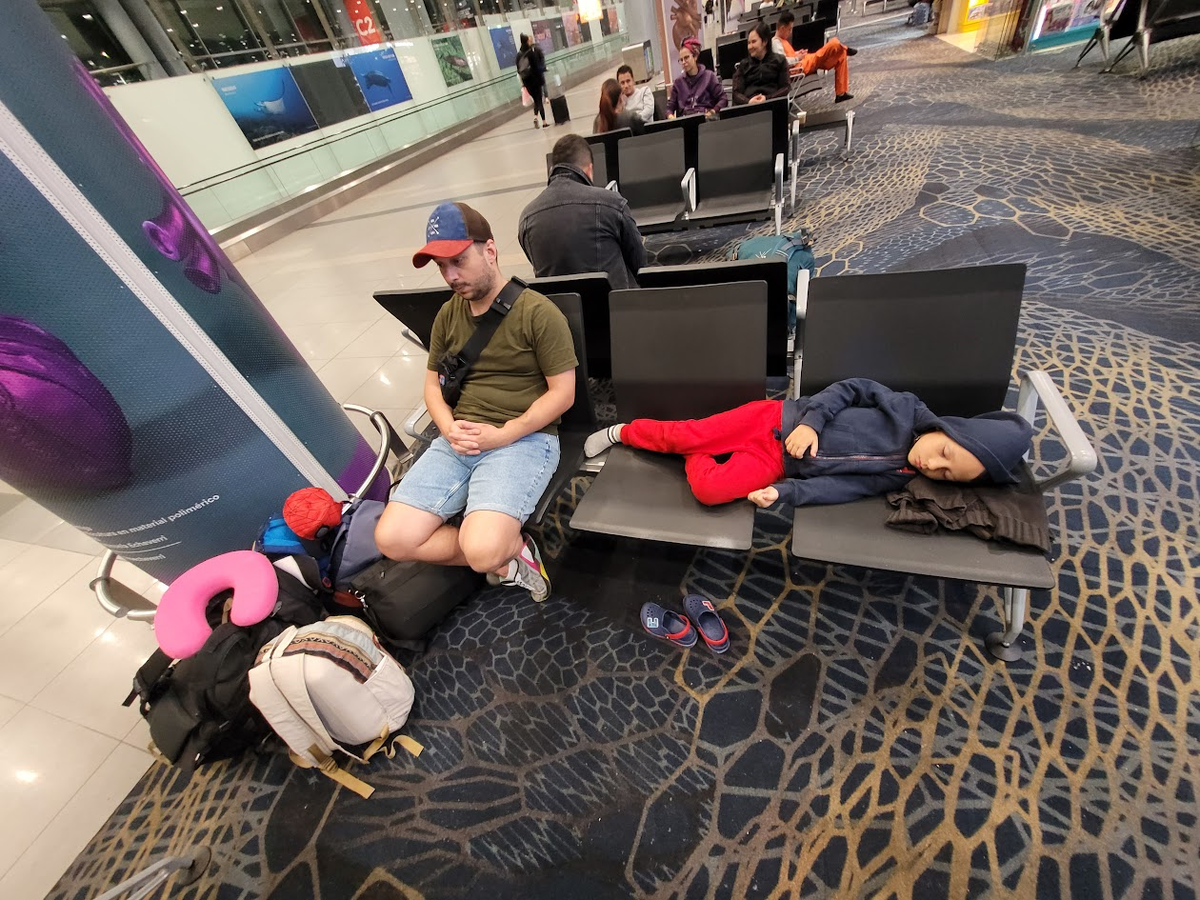 Перелет из Боготы в Сантьяго. 