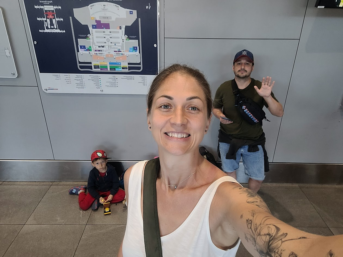 Традиционная фото по прилету.