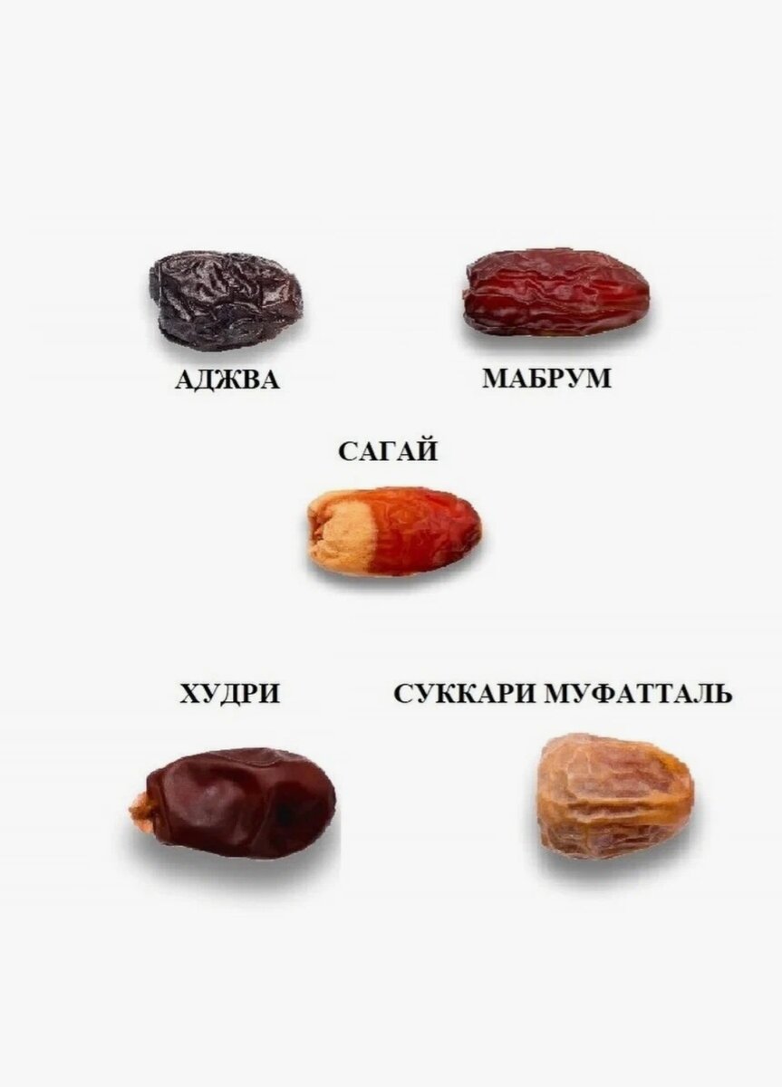Названия фиников. 