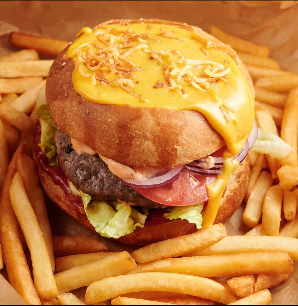 Моя коронка.Сырный БУРГЕР ВУЛКАН.