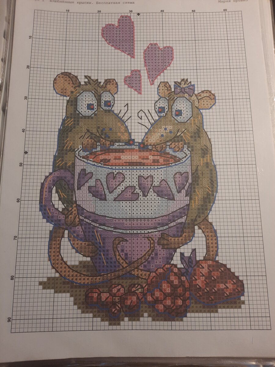 Бровко вышивка схемы