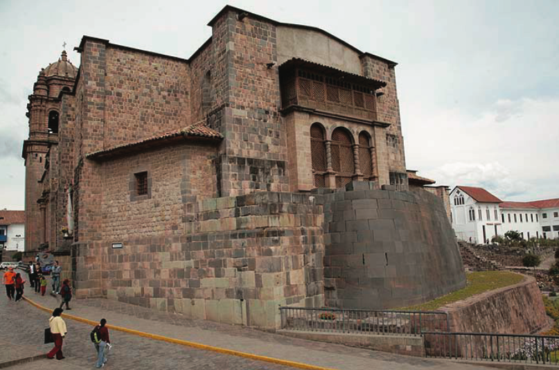 Церковь Санто-Доминго. Изображение взято из книги А. Ю. Склярова «Перу и Боливия задолго до инков», издательство ВЕЧЕ, 2011