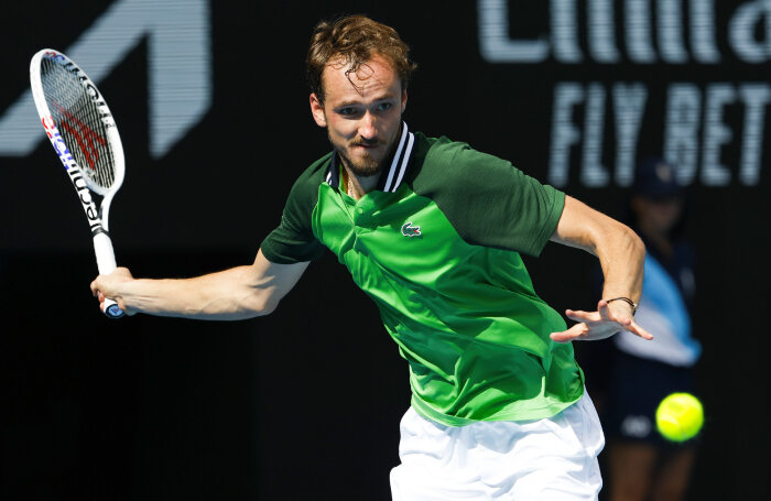    Российский теннисист Даниил Медведев.EPA/ТАСС