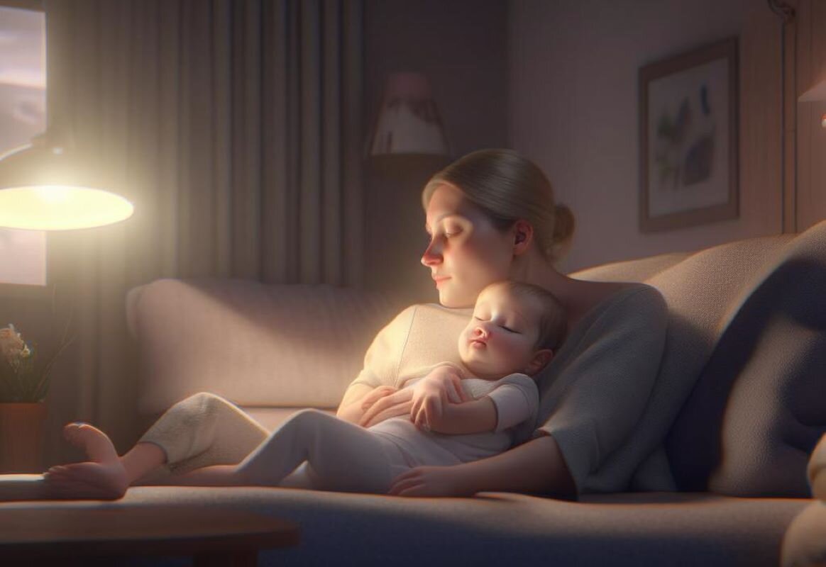 Младенец из Первоуральска умер, пока его мать спала.  Фото: Изображение сгенерировано нейросетью Kandinsky 2.2