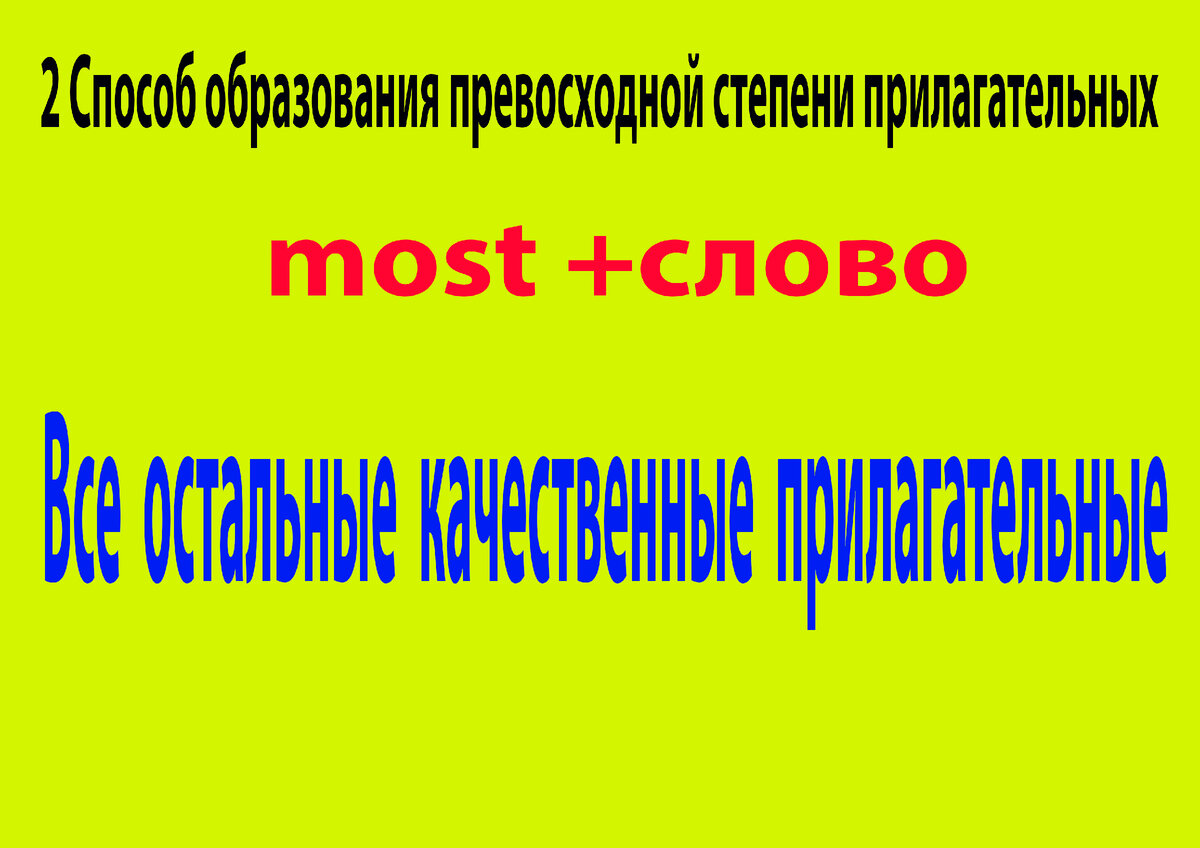 Превосходная степень имен прилагательных в английском языке | Английский  шаг за шагом с Надеждой | Дзен