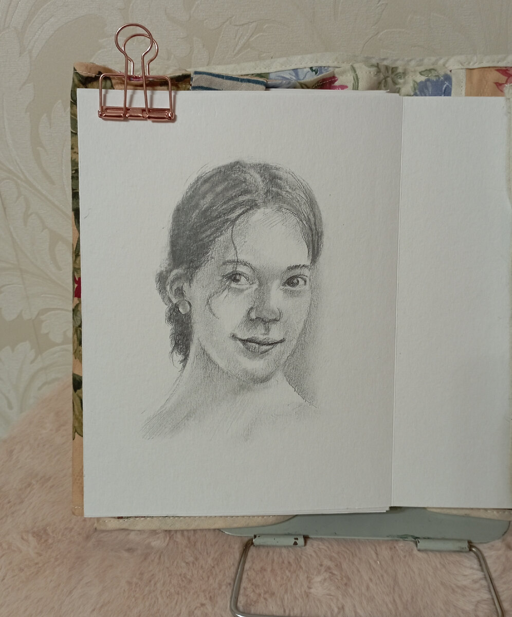 Тренировочный портрет по фото из инета  Для совсем новичков сложновато.