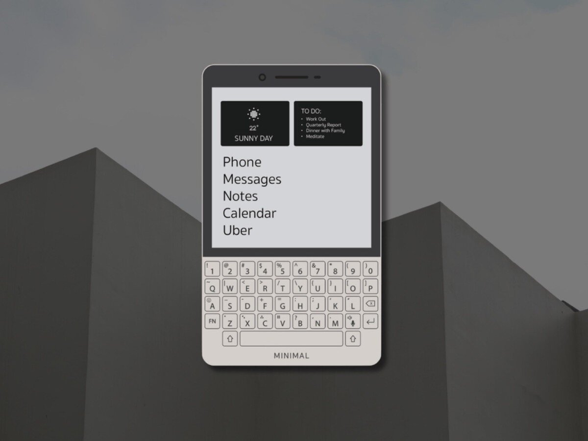 Анонсирован Minimal Phone: «антисмартфон» с экраном E-Ink и  QWERTY-клавиатурой | 4pda.to | Дзен