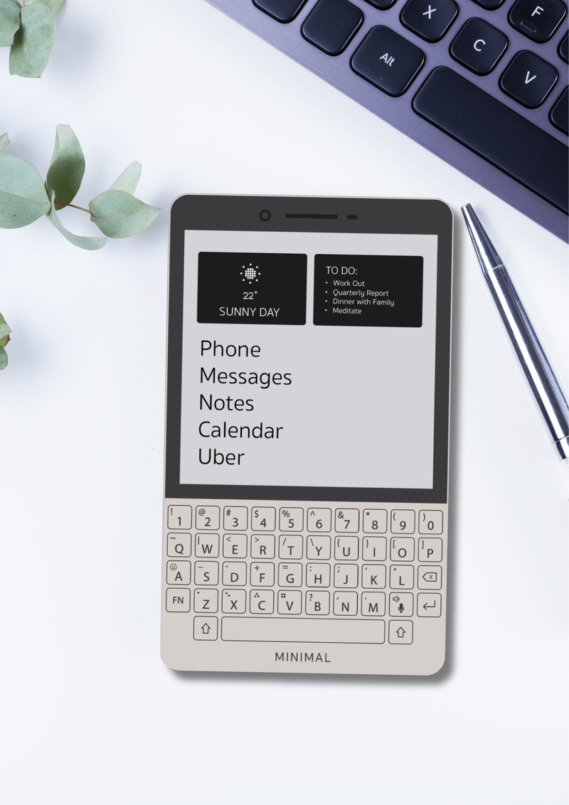    Анонсирован Minimal Phone: «антисмартфон» с экраном E-Ink и QWERTY-клавиатурой