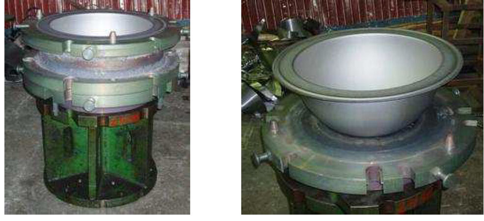 Полусферы и технологическое оборудование (матрицы)