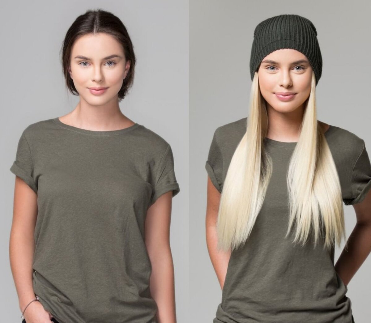 Шапки с париками из аккаунта Hairhatty