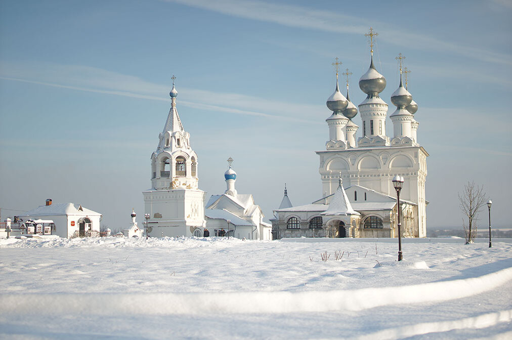 Муром Троицкий монастырь зимой