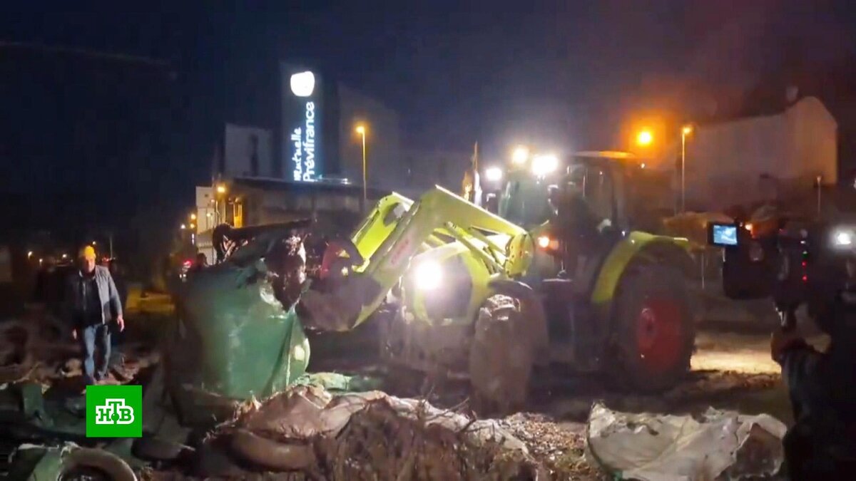    Новые демонстрации аграриев прошли во Франции и Италии