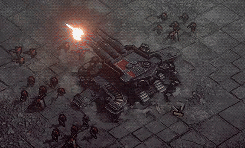 Автор уделяет внимание не только концептам, но и анимации и ее восприятию. Чувствуете мощь артиллерии и звон выбрасываемых гильз снарядов? Вот оно - "чувство импакта".