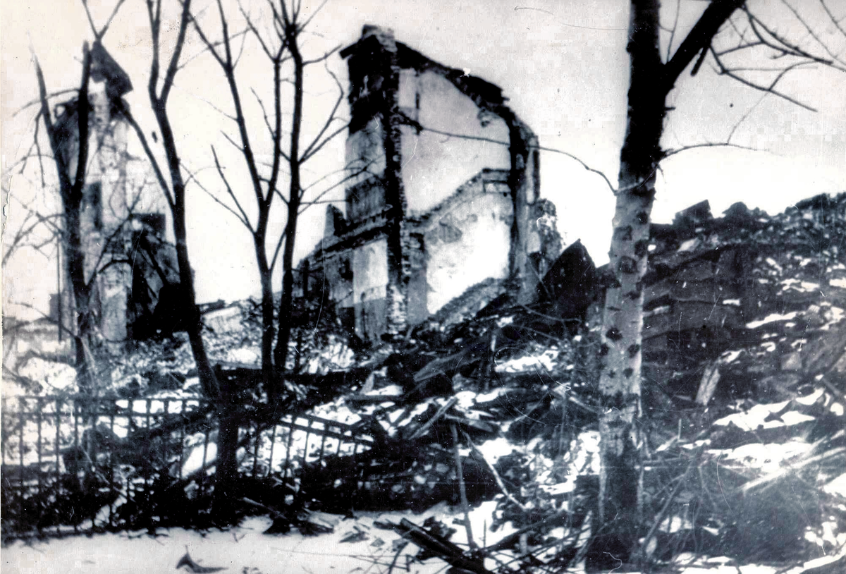 Развалины Главного корпуса университета (Кадетского корпуса)