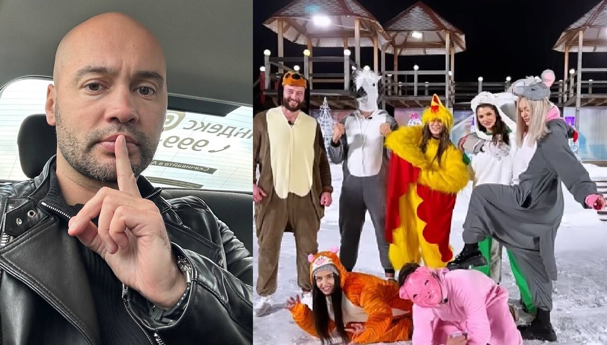 Андрей Черкасов/ участники телестройки (фото из Telegram)