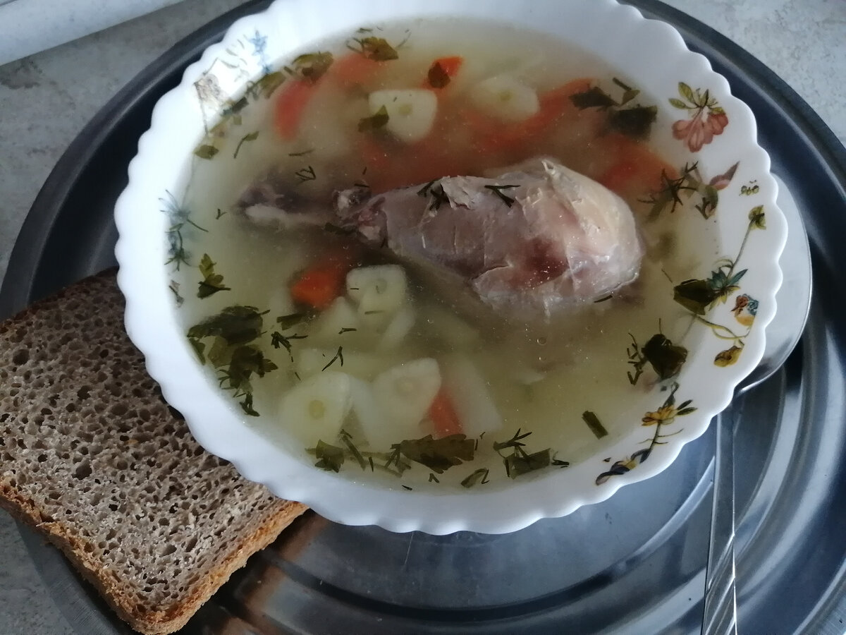 Супчик куриный.