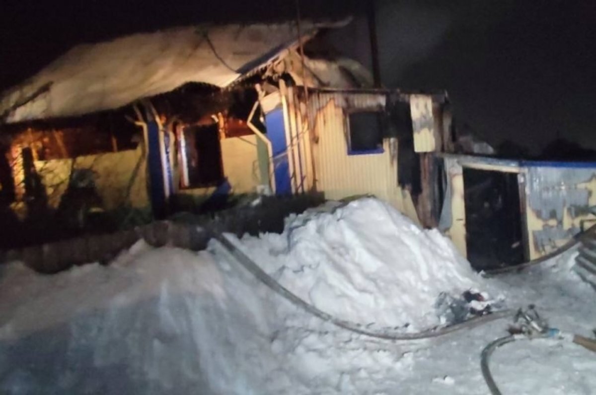    Назначены экспертизы тел мужчины и женщины, обнаруженных на пожаре в Осе