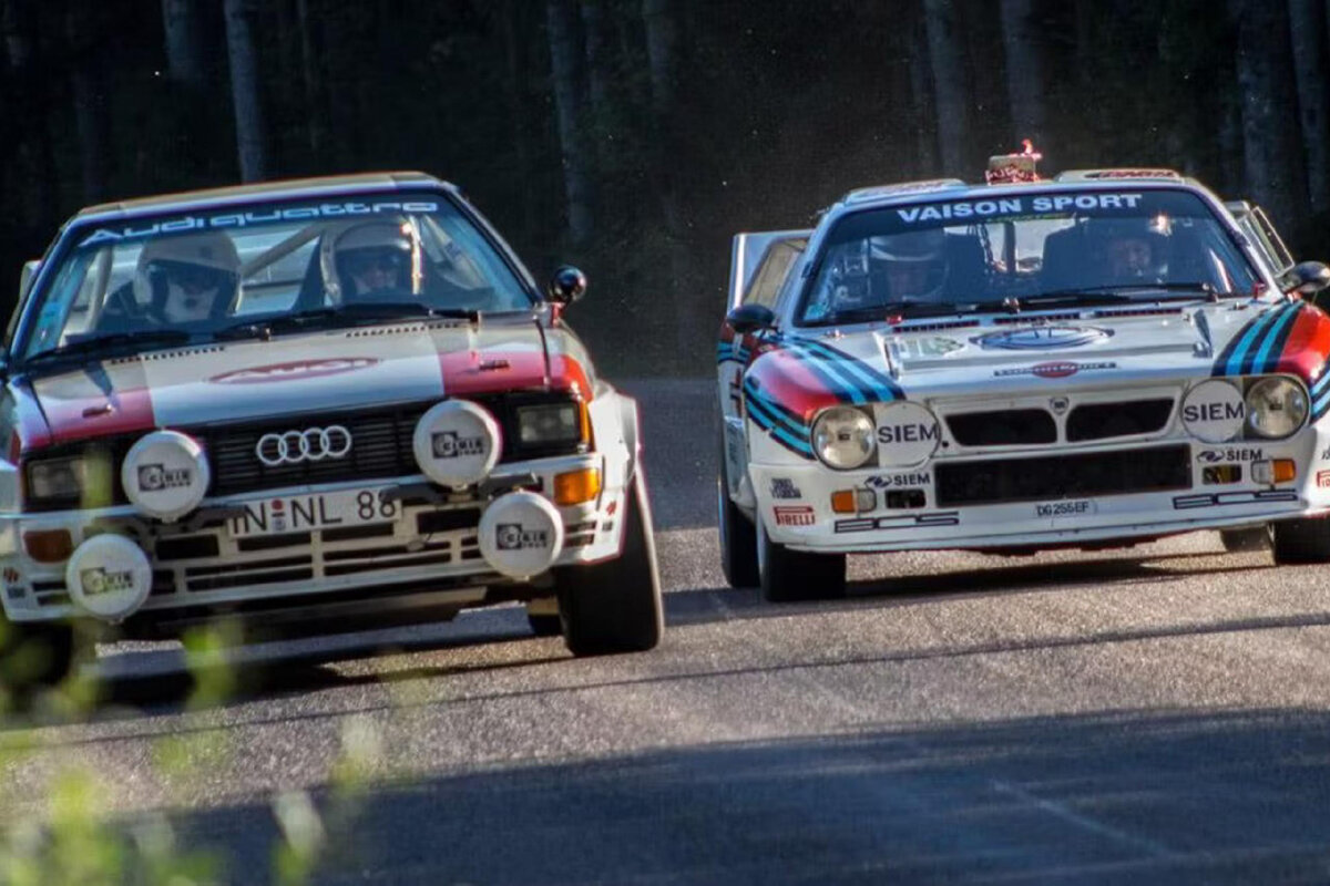 Большая гонка ауди против ланчи. Lancia Rally 037. Audi Sport quattro vs Lancia 037 Rally. Audi 90 quattro Rally.