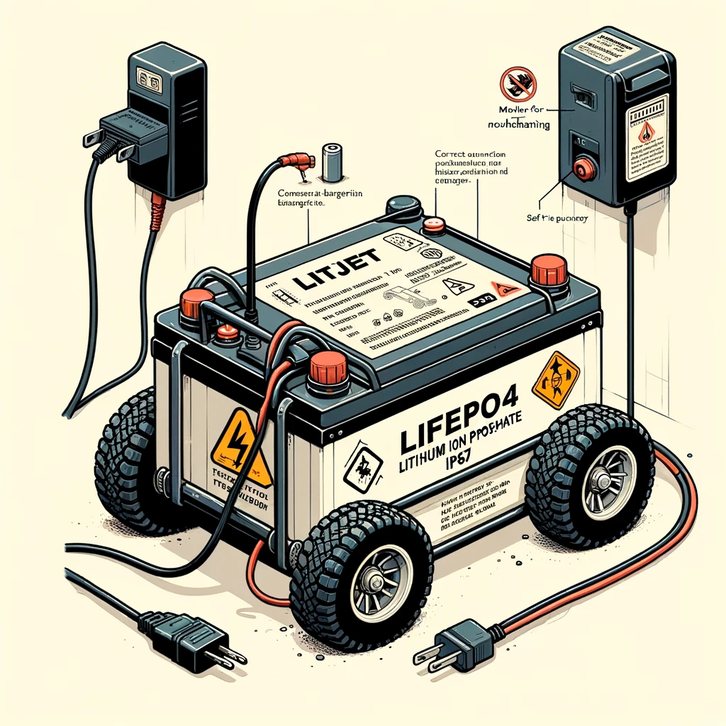 Иллюстрация 2: Процесс зарядки аккумулятора LIFEPO4  