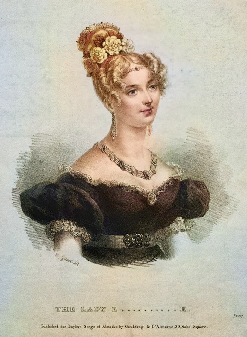«Джейн Дигби, леди Элленборо» , портрет XIX век
