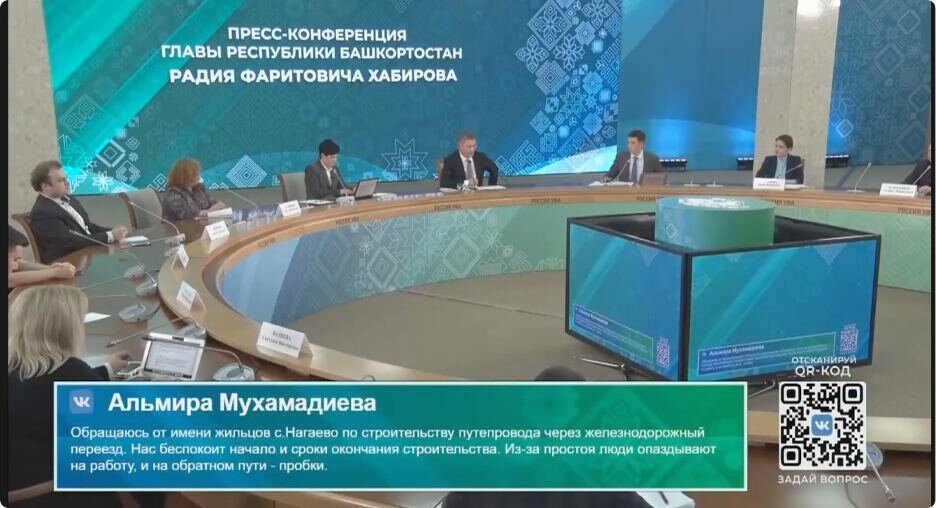 На экране графика с сообщением из ВК.