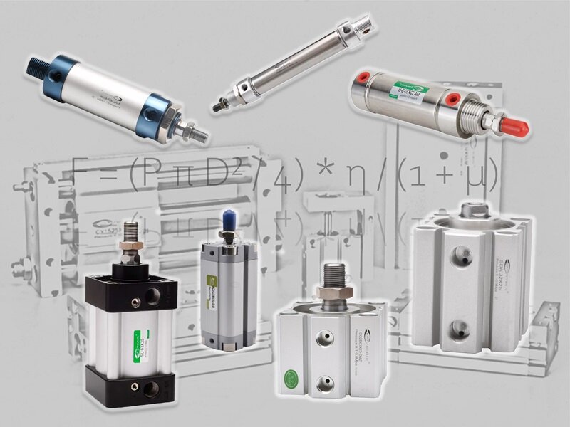 Как рассчитать усилие пневмоцилиндра