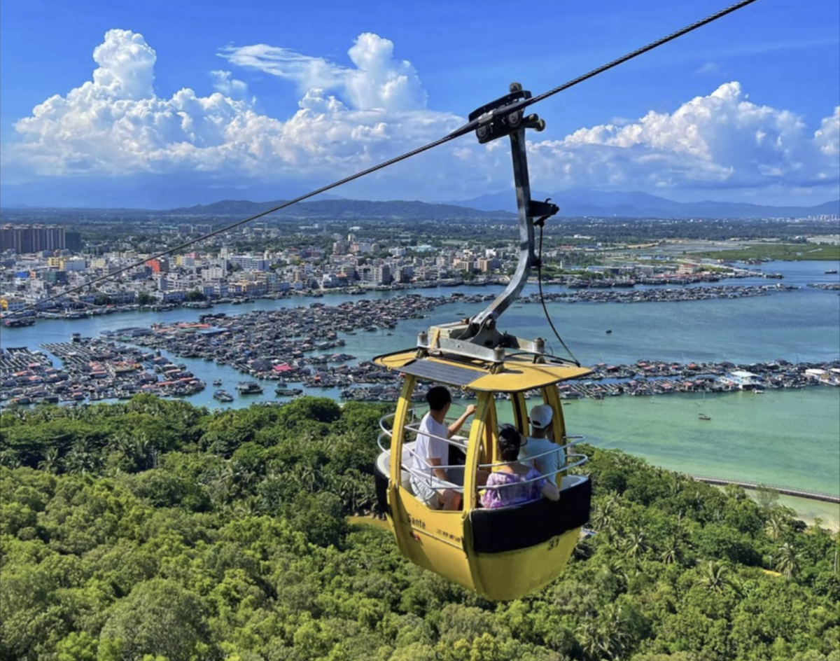 Самая длинная канатка в Китае, фото tripster.ru