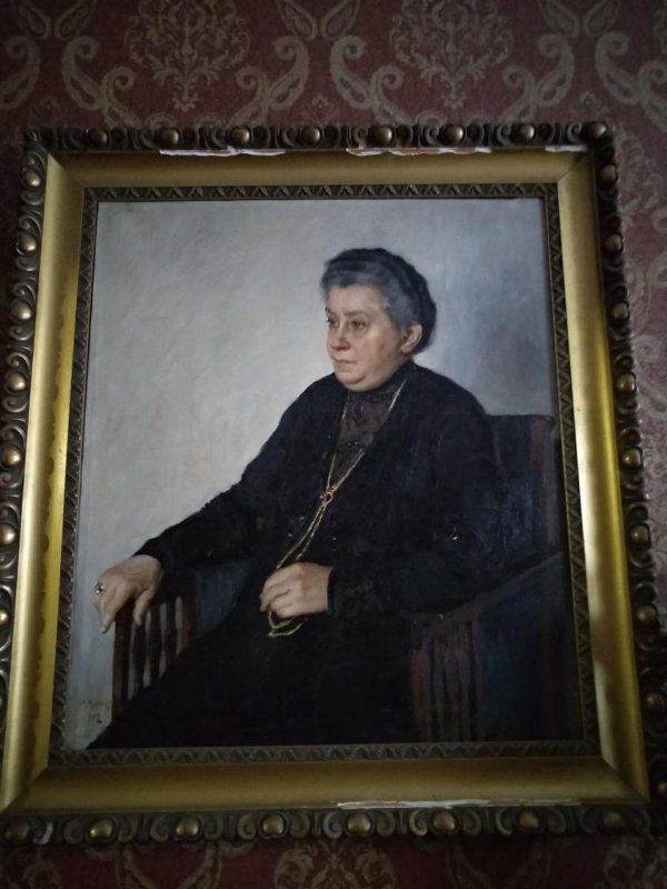 Моравов Н. Портрет Е.И. Сытиной (1860-1924). Начало ХХ в. Оригинал хранится в музее-квартире И. Д. Сытина. 