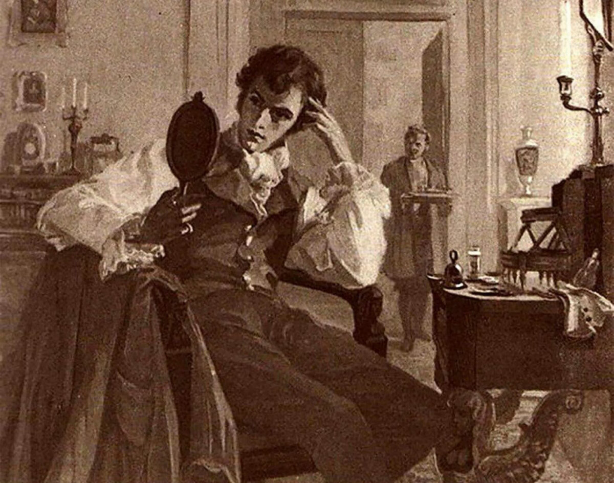 Онегин перед зеркалом