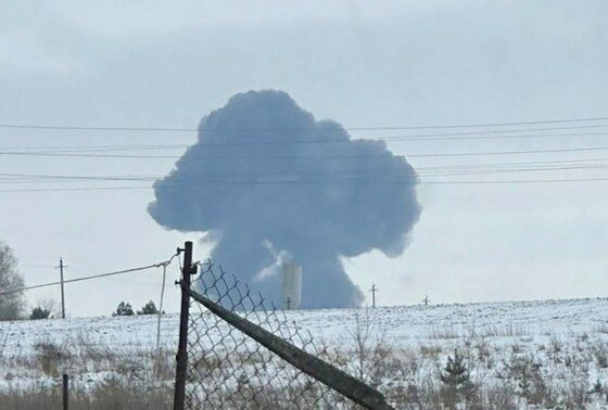    Место авиакатастрофы в Белгородской области