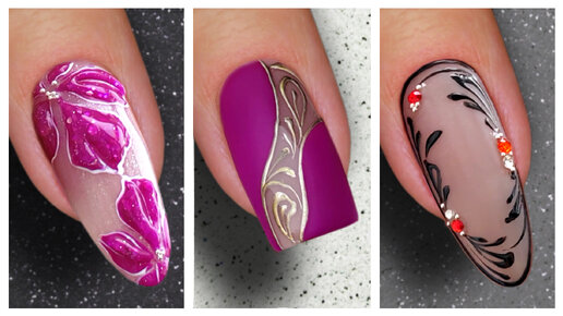 Красивый Маникюр для Коротких и Длинных Ногтей. Nail Art 2024