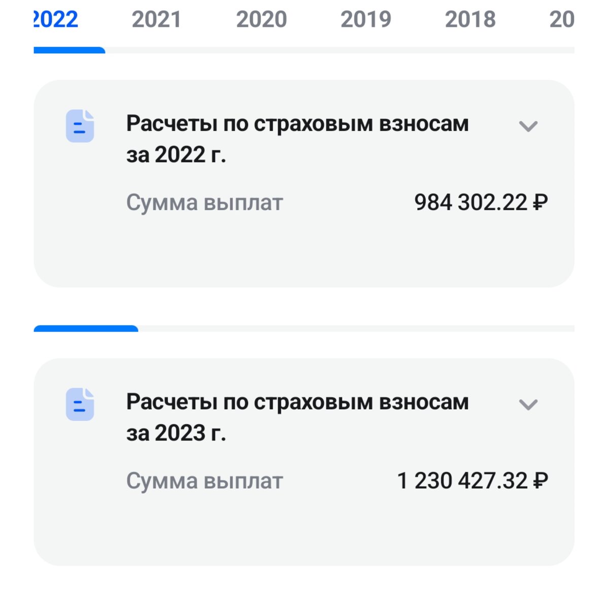 Скрин автора с ЛК налогоплательщика