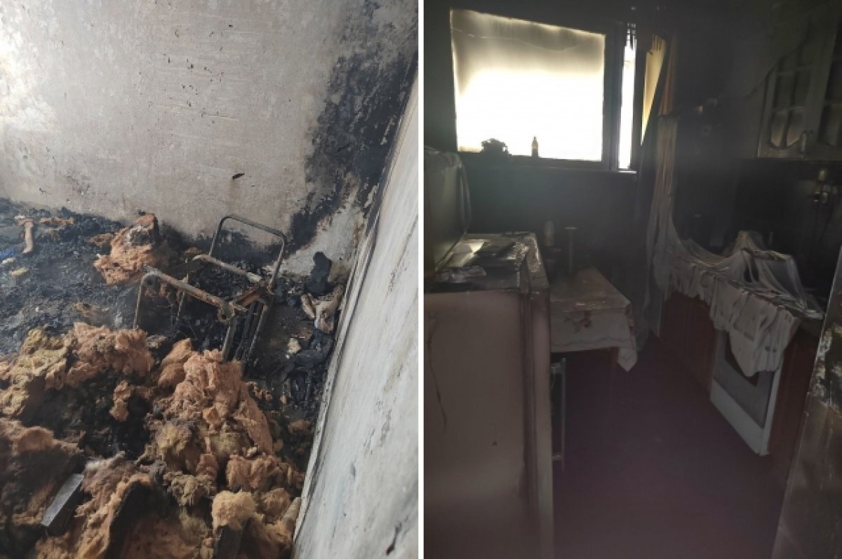    В Тольятти во время пожара в квартире погибли женщина и её сын