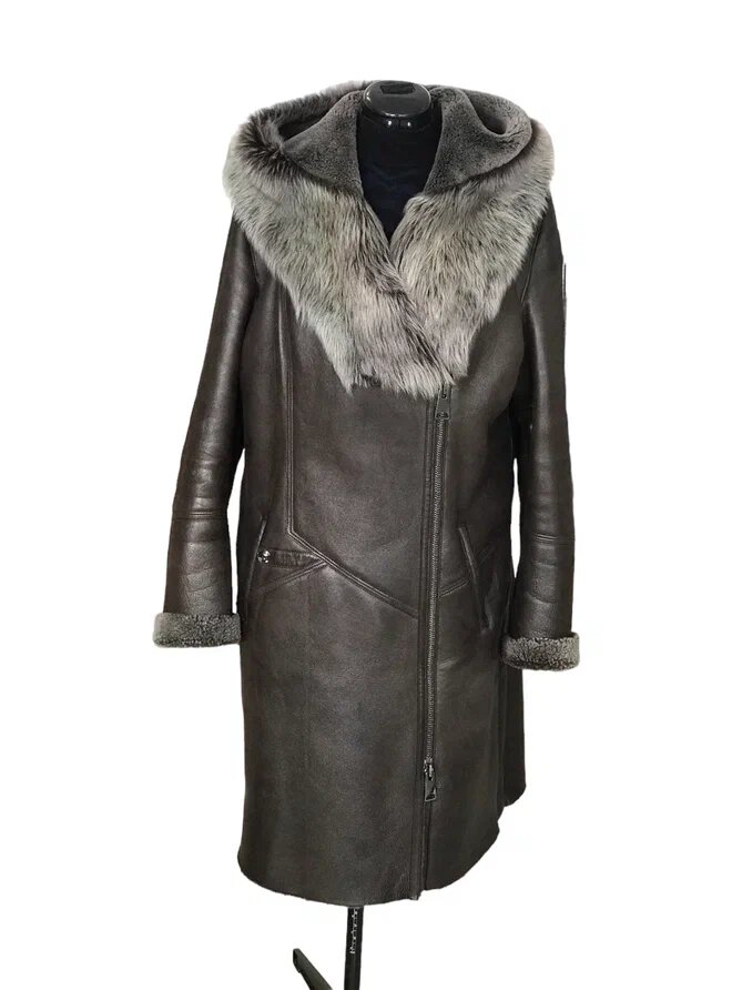 Расширение дубленки. Ателье Ирины Берзиной.